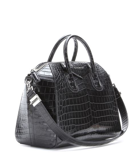 givenchy antigona medium matte leather tote|givenchy crocodile antigona.